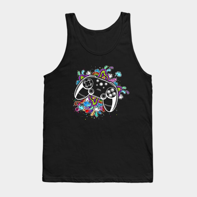 Colors of gaming Tank Top by hyperactive